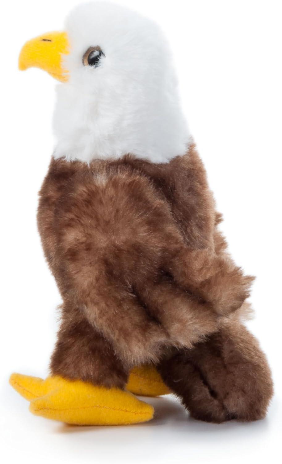image:imageThe Petting Zoo Bald Eagle Stuffed Animal Plushie Gifts for Kids Wild Onez Babiez Zoo Animals Eagle Plush Toy 6 inches6 in Pack of 2
