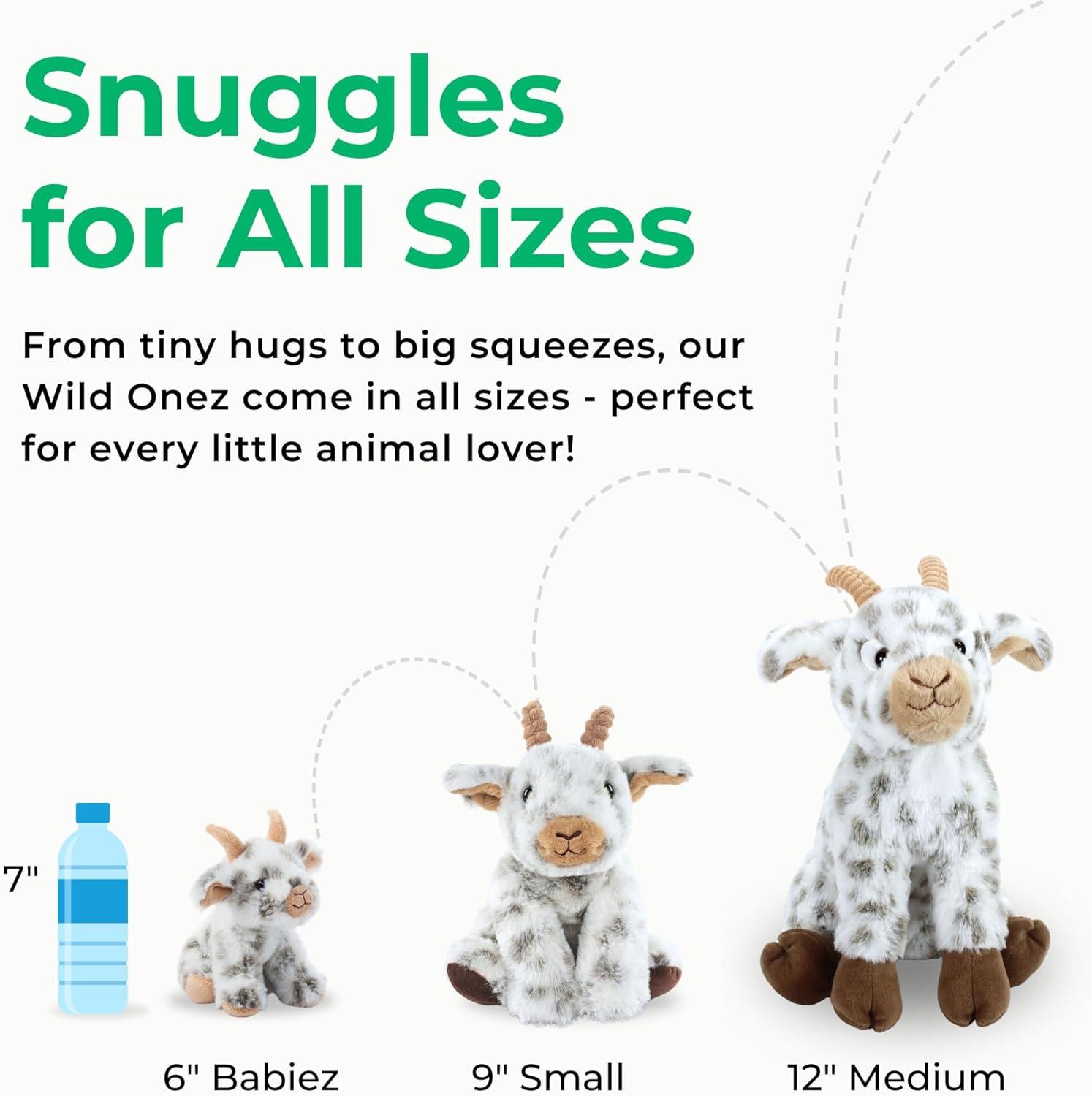 image:imageThe Petting Zoo Bear Stuffed Animal Gifts for Kids Wild Onez Zoo Animals Brown Bear Plush Toy 12 inches