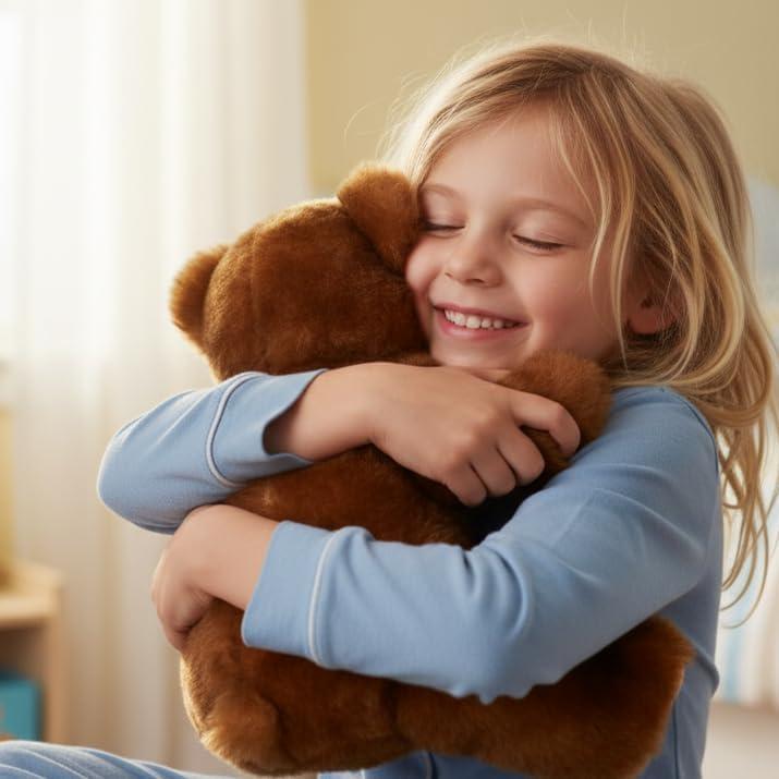 image:imageThe Petting Zoo Bear Stuffed Animal Gifts for Kids Wild Onez Zoo Animals Brown Bear Plush Toy 12 inches