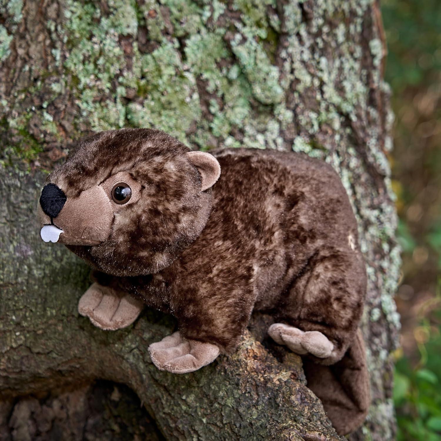 image:imageThe Petting Zoo Beaver Stuffed Animal Gifts for Kids Wild Onez Zoo Animals Beaver Plush Toy 12 inches
