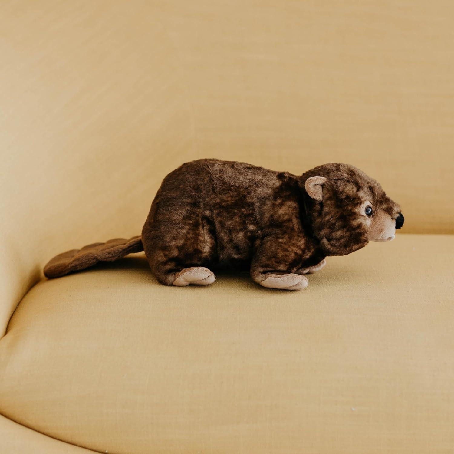 image:imageThe Petting Zoo Beaver Stuffed Animal Gifts for Kids Wild Onez Zoo Animals Beaver Plush Toy 12 inches