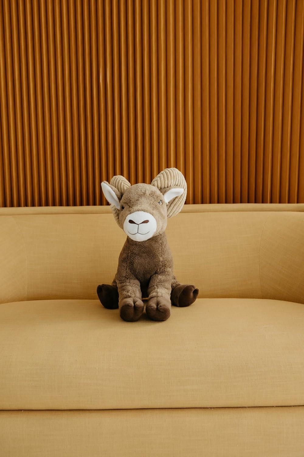 image:imageThe Petting Zoo Big Horn Sheep Stuffed Animal Plushie Gifts for Kids Wild Onez Wildlife Animals Jumbo Big Horn Sheep Plush Toy 20 inches