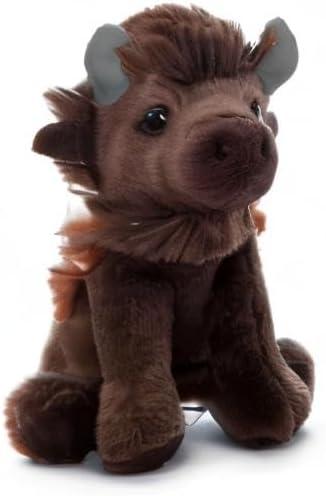 image:imageThe Petting Zoo Bison Stuffed Animal Plushie Gifts for Kids Wild Onez Babiez Zoo Animals Bison Plush Toy 6 inches6 in