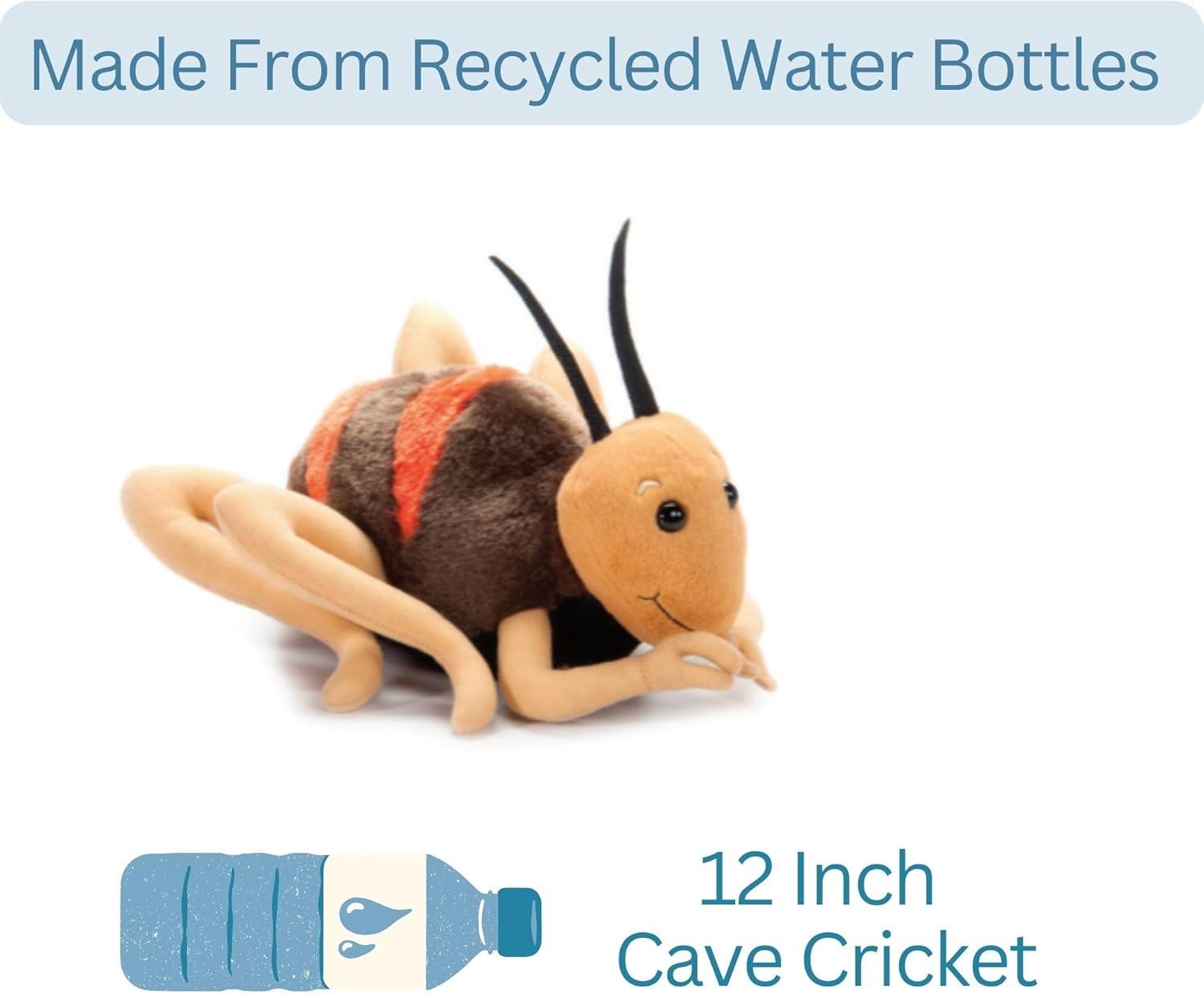 image:imageThe Petting Zoo Cave Cricket Stuffed Animal Plushie Gifts for Kids Wild Onez Insect Animals Brown Cricket Plush Toy 12 inches