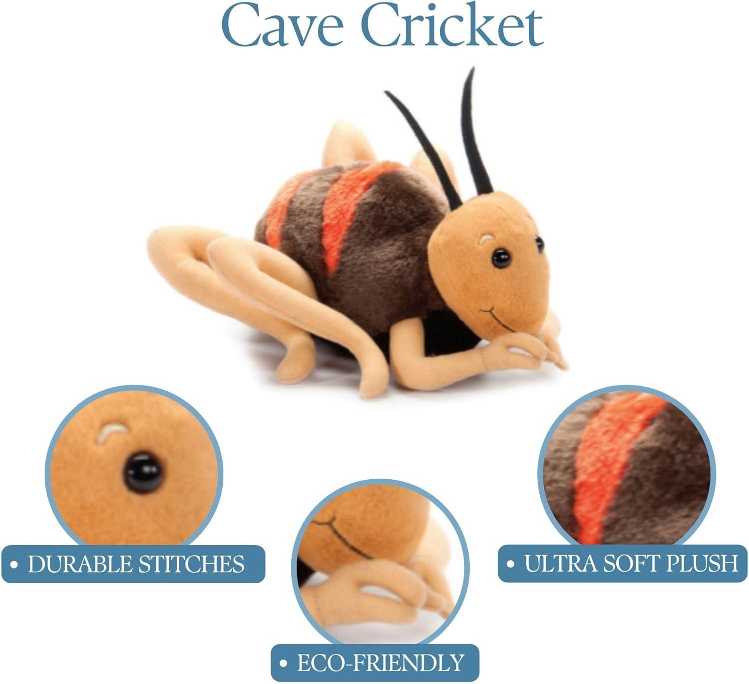 image:imageThe Petting Zoo Cave Cricket Stuffed Animal Plushie Gifts for Kids Wild Onez Insect Animals Brown Cricket Plush Toy 12 inches