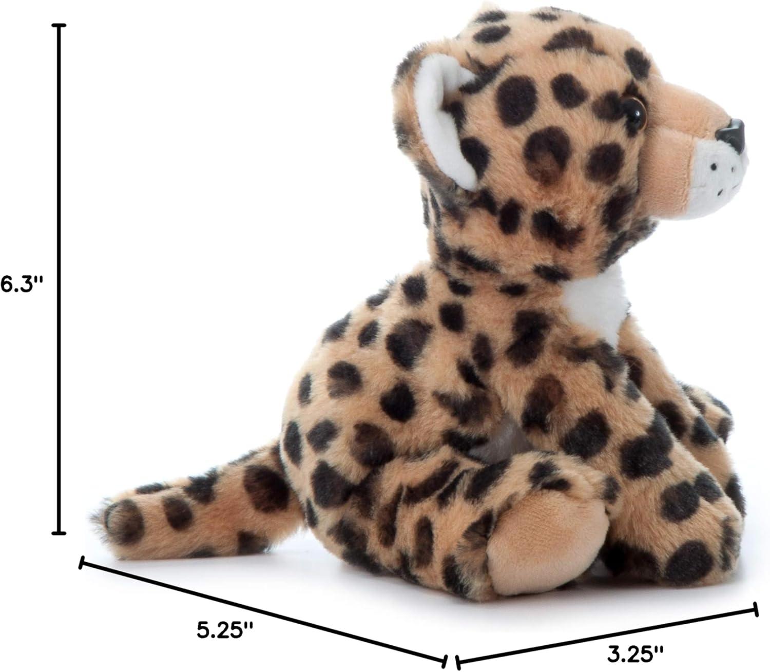 image:imageThe Petting Zoo Cheetah Stuffed Animal Gifts for Kids Wild Onez Zoo Animals Cheetah Plush Toy 9 inches