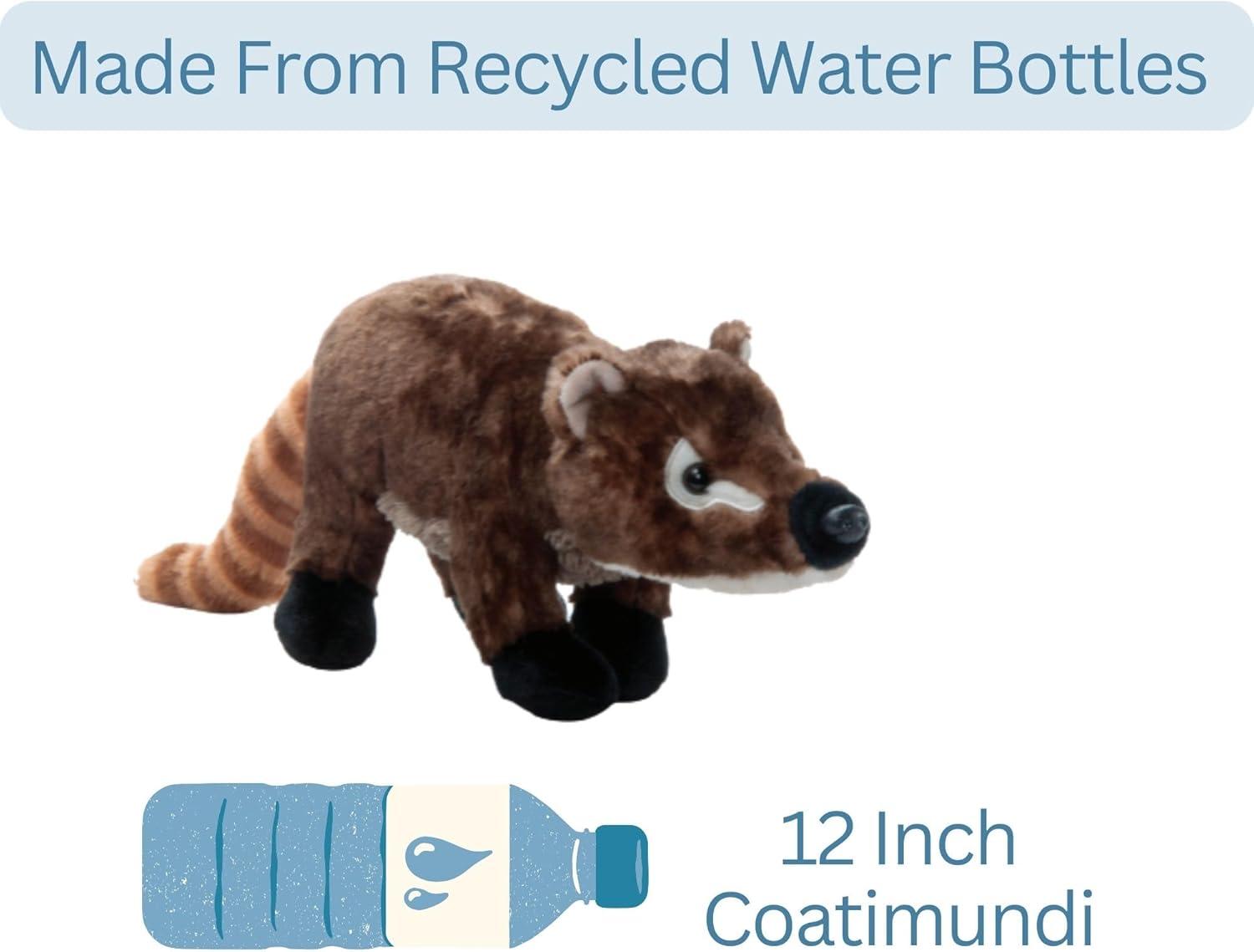 image:imageThe Petting Zoo Coatimundi Stuffed Animal Plushie Gifts for Kids Wild Onez Zoo Animals Zoologee Coatimundi Plush Toy 12 inches12in