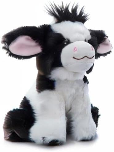 image:imageThe Petting Zoo Cow Stuffed Animal Plushie Gifts for Kids Wild Onez Babiez Farm Animals Cow Plush Toy 6 inches