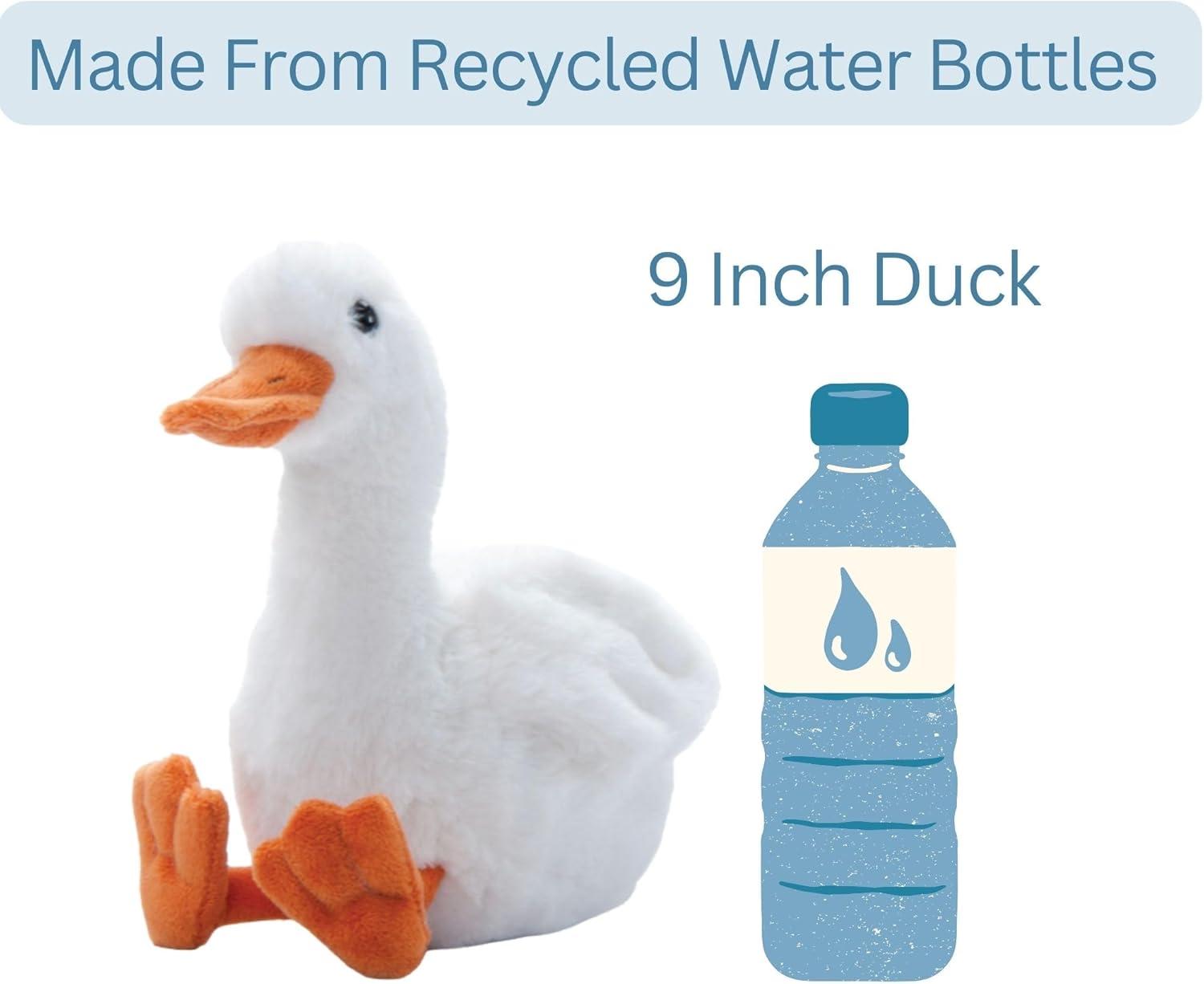 image:imageThe Petting Zoo Floppy Duck Stuffed Animal Plushie Gifts for Kids Wild Onez Wildlife Animals Duck Plush Toy 9 inches