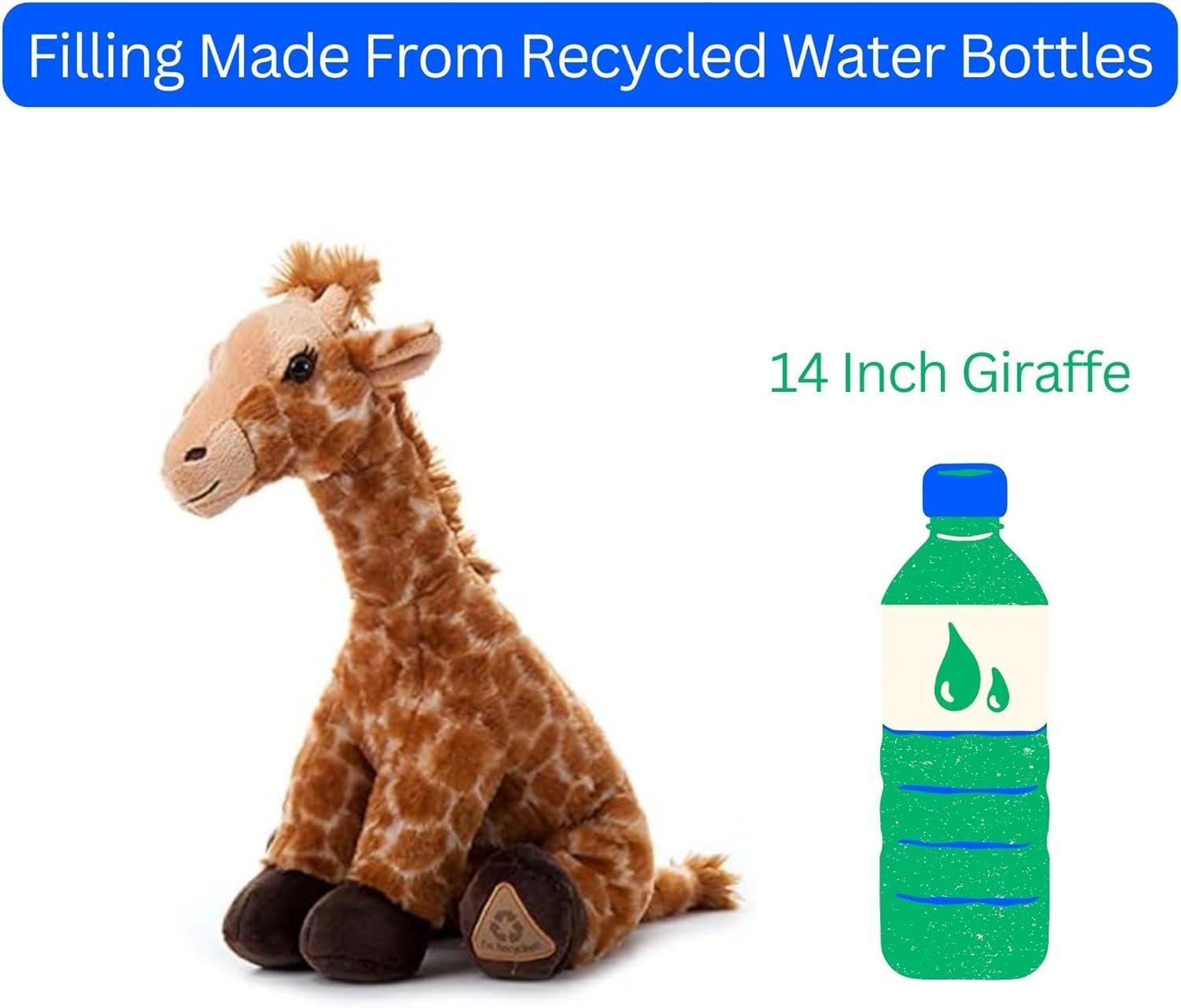 image:imageThe Petting Zoo Giraffe Stuffed Animal Gifts for Kids Wild Onez Zoo Animals Giraffe Plush Toy 14 inches
