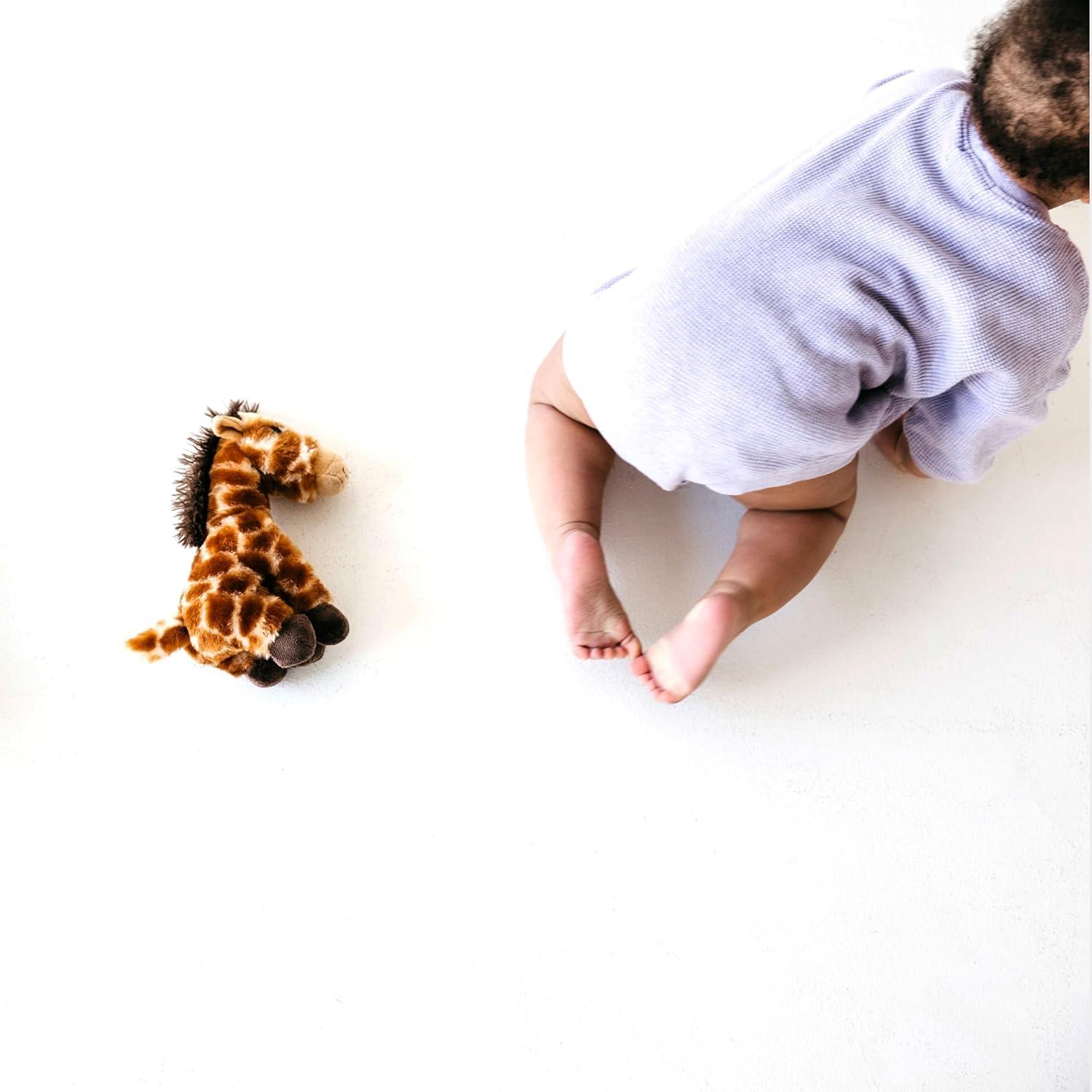 image:imageThe Petting Zoo Giraffe Stuffed Animal Plushie Gifts for Kids Wild Onez Babiez Zoo Animals Giraffe Plush Toy 6 inches6 in