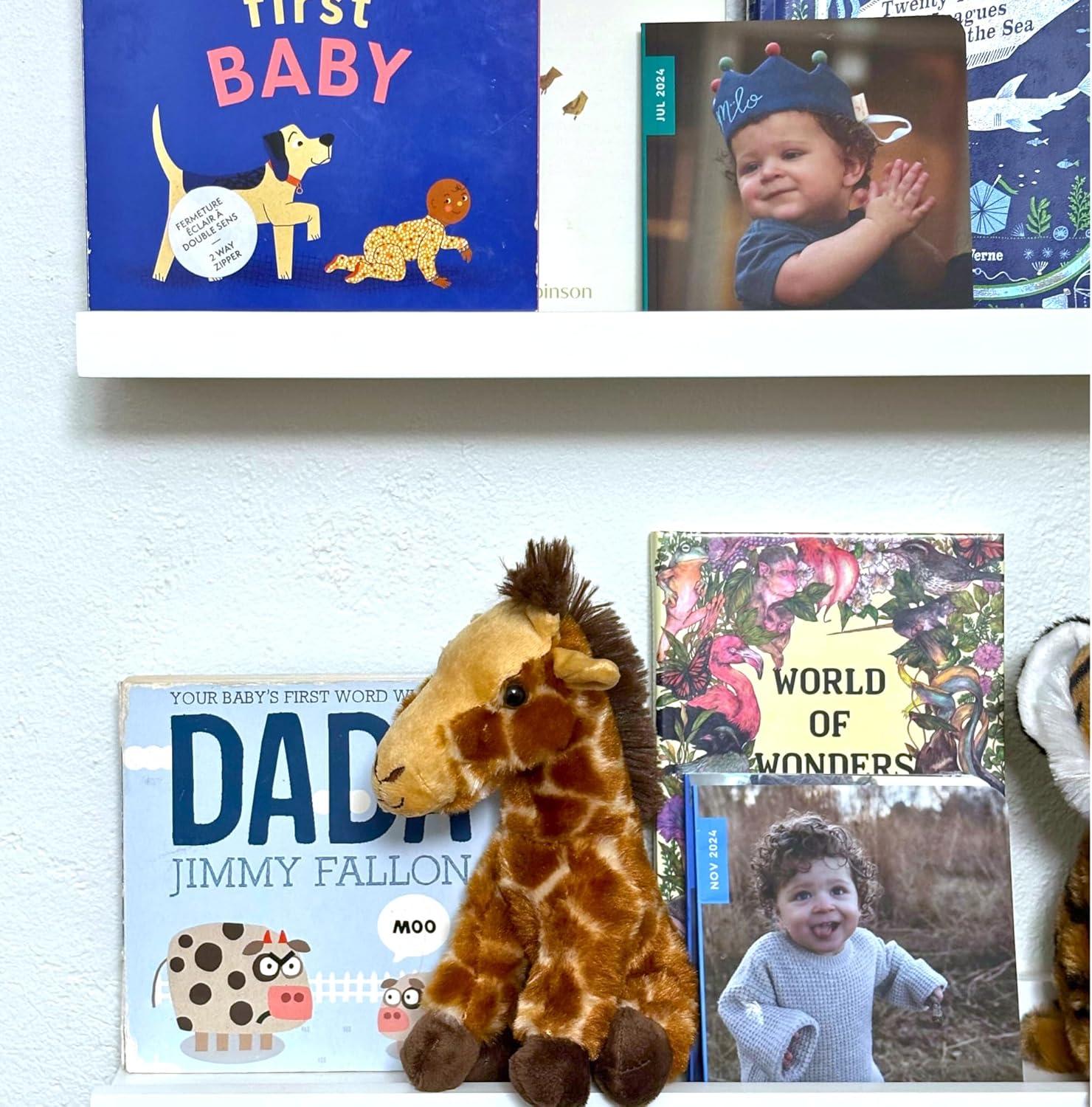 image:imageThe Petting Zoo Giraffe Stuffed Animal Plushie Gifts for Kids Wild Onez Babiez Zoo Animals Giraffe Plush Toy 6 inches6 in