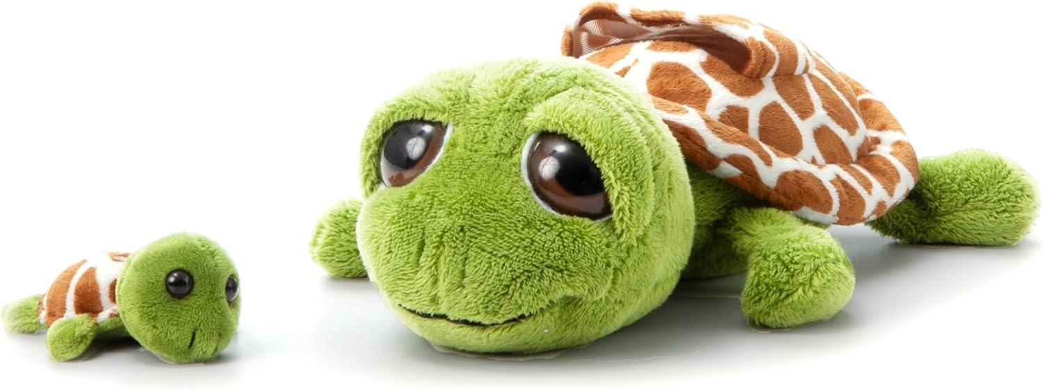 image:imageThe Petting Zoo Mom and Baby Sea Turtle Stuffed Animal Gifts for Kids Pocketz Ocean Animals Sea Turtle Plush Toy 12 inches