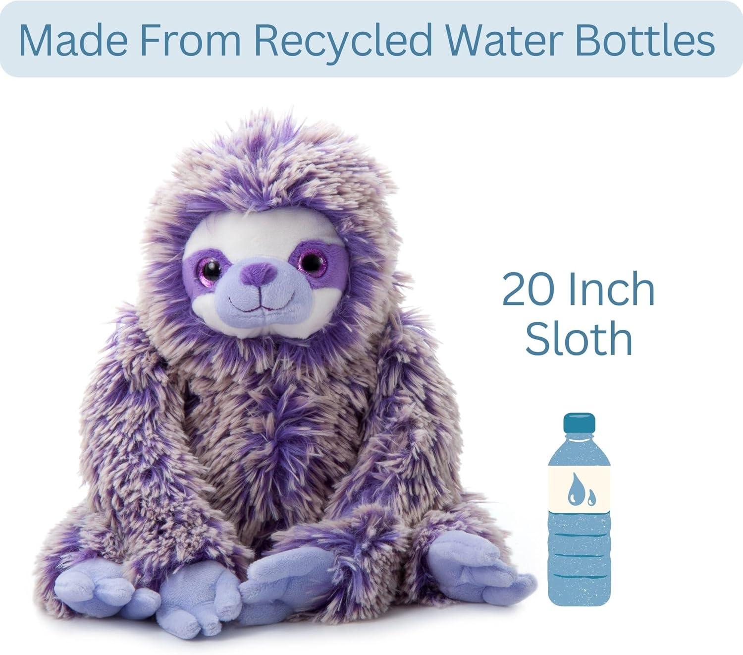 image:imageThe Petting Zoo Purple Sloth Stuffed Animal Gifts for Kids Purple Pazzion Sloth Plush Toy 20 inches