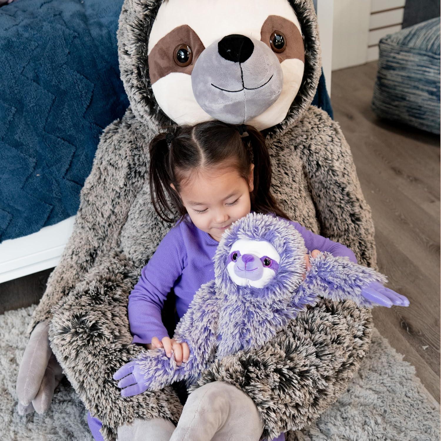 image:imageThe Petting Zoo Purple Sloth Stuffed Animal Gifts for Kids Purple Pazzion Sloth Plush Toy 20 inches