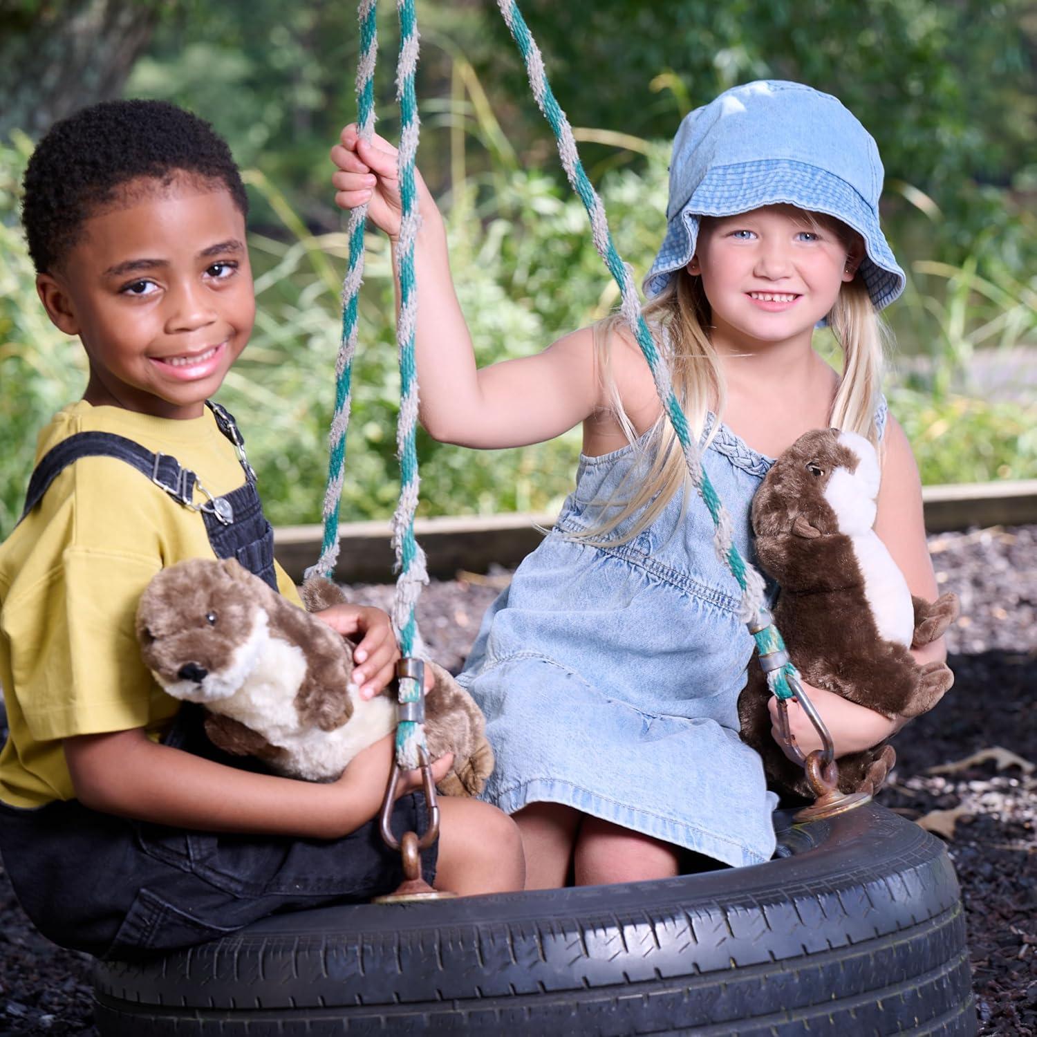 image:imageThe Petting Zoo River Otter Stuffed Animal Gifts for Kids Wild Onez Zoo Animals Running Plush Toy 18 Inches