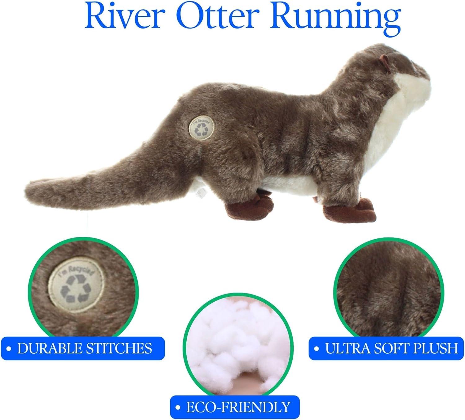 image:imageThe Petting Zoo River Otter Stuffed Animal Gifts for Kids Wild Onez Zoo Animals Running Plush Toy 18 Inches