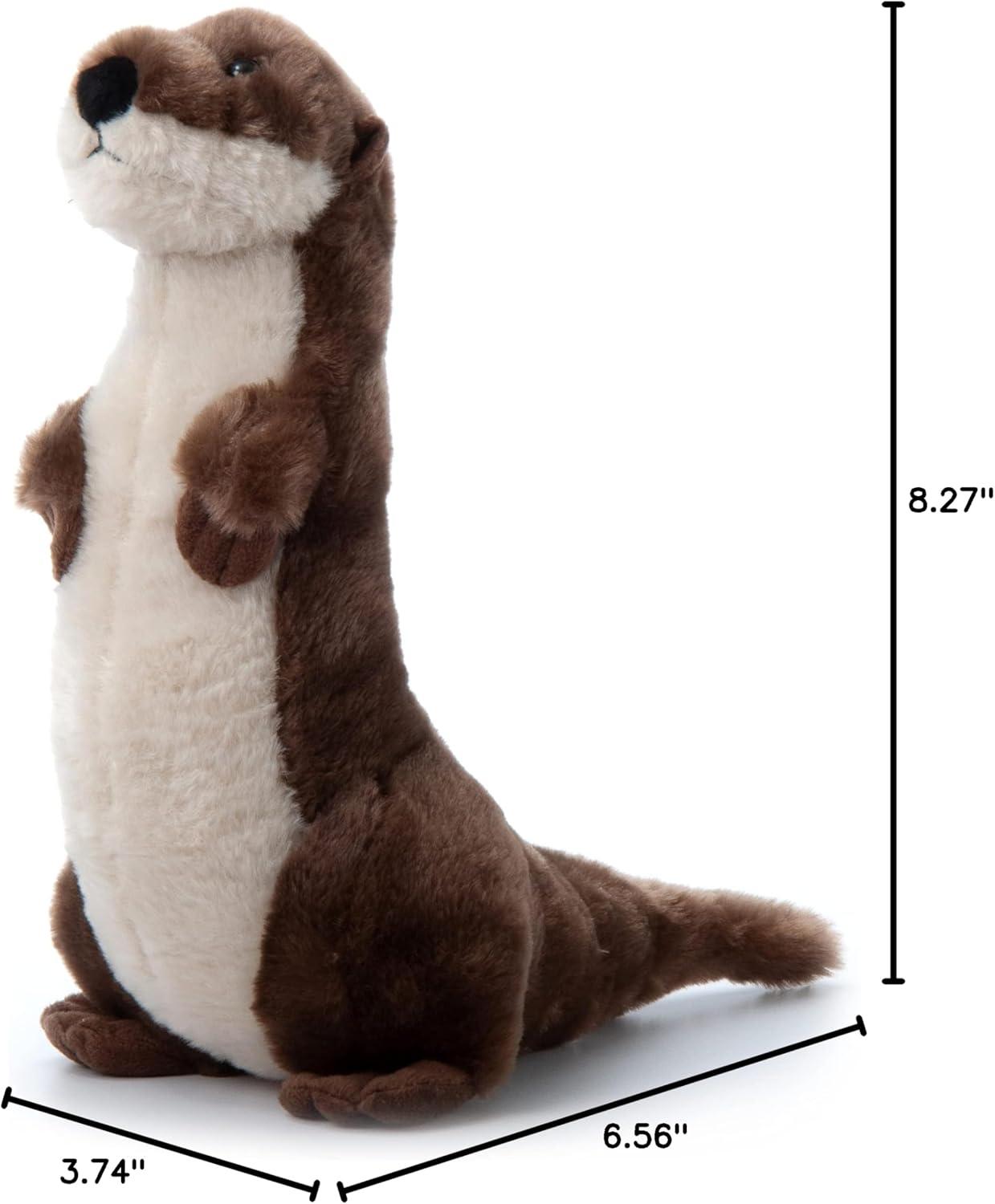 image:imageThe Petting Zoo River Otter Stuffed Animal Standing Gifts for Kids Wild Onez Zoo Animals River Otter Plush Toy Standing 14 inches