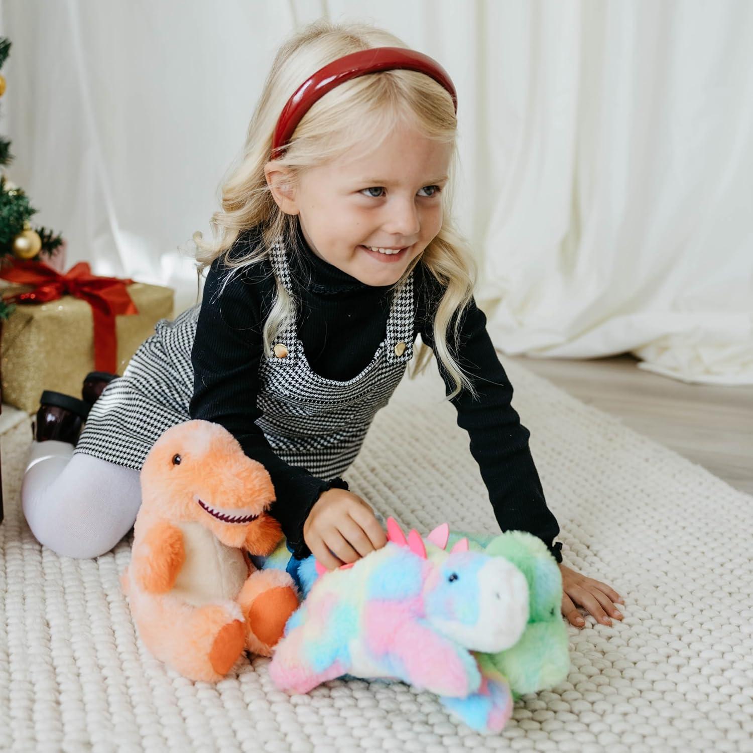 image:imageThe Petting Zoo Seahorse Stuffed Animal Plushie Gifts for Kids Scoopz Sealife Animals Seahorse Plush Toy 8 inchesDino Stegosaurus