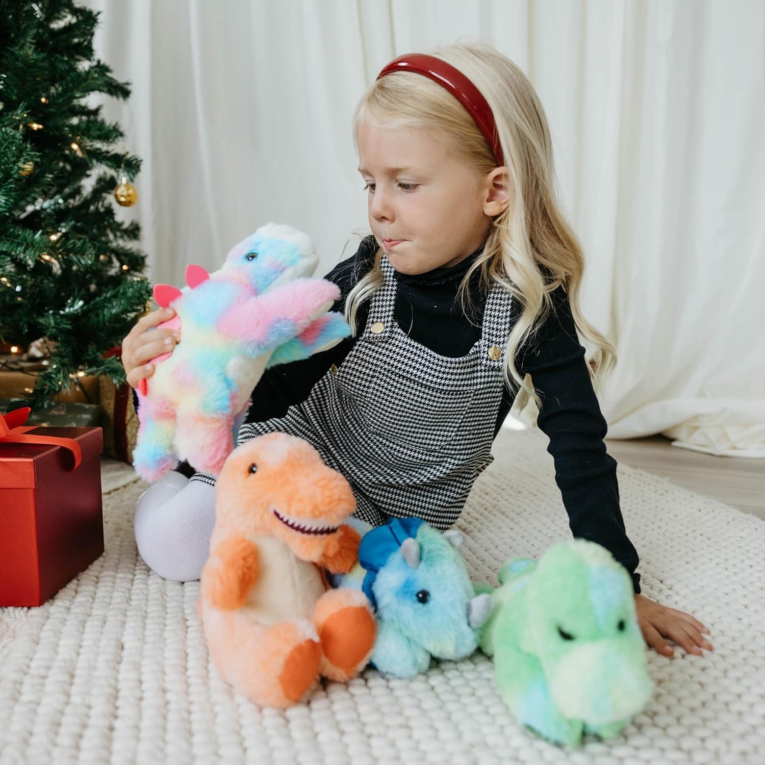 image:imageThe Petting Zoo Seahorse Stuffed Animal Plushie Gifts for Kids Scoopz Sealife Animals Seahorse Plush Toy 8 inchesDino Stegosaurus