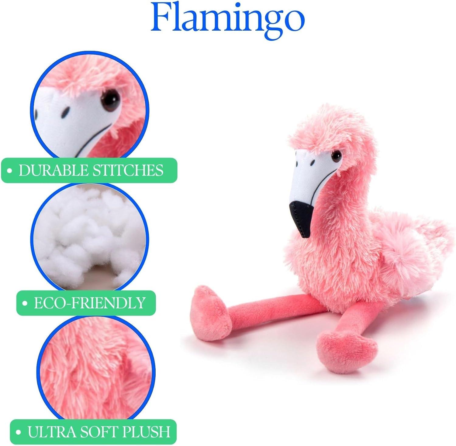 image:imageThe Petting Zoo Seahorse Stuffed Animal Plushie Gifts for Kids Scoopz Sealife Animals Seahorse Plush Toy 8 inchesFlamingo