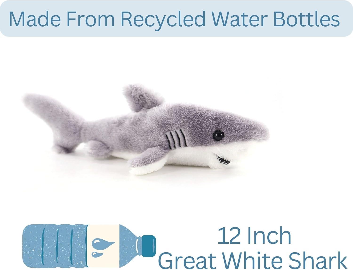 image:imageThe Petting Zoo Seahorse Stuffed Animal Plushie Gifts for Kids Scoopz Sealife Animals Seahorse Plush Toy 8 inchesGreat White Shark