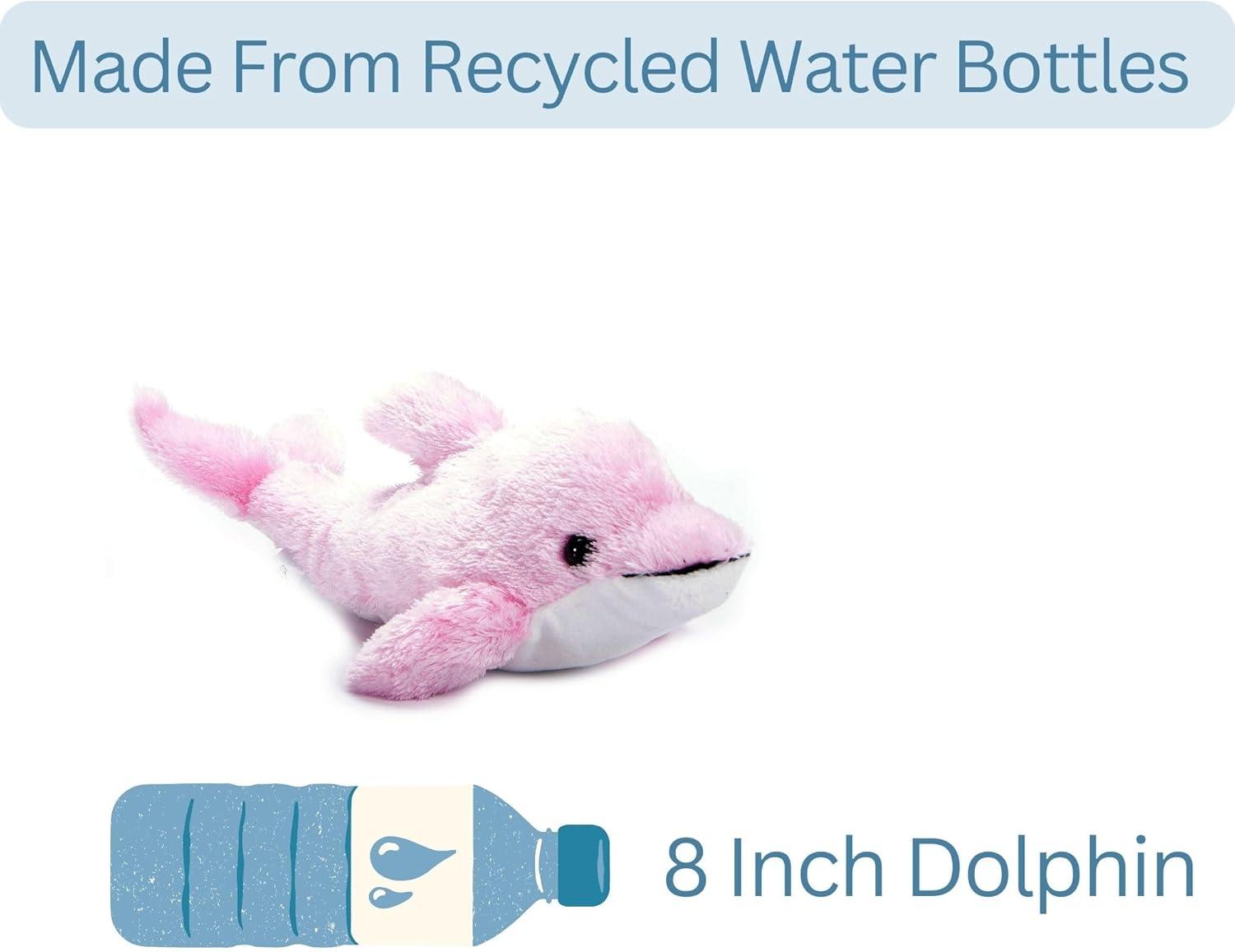 image:imageThe Petting Zoo Seahorse Stuffed Animal Plushie Gifts for Kids Scoopz Sealife Animals Seahorse Plush Toy 8 inchesPink Dolphin
