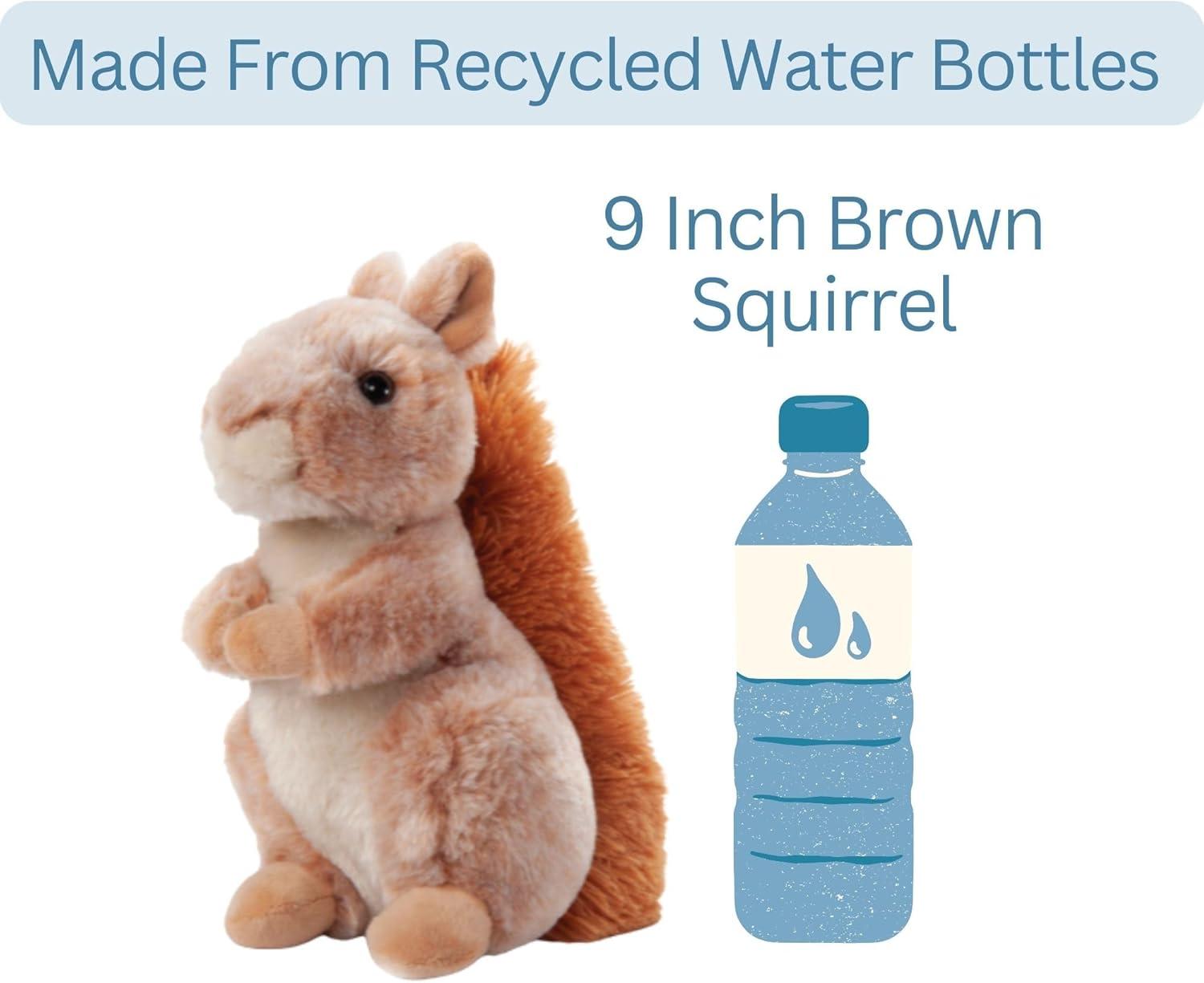 image:imageThe Petting Zoo Squirrel Stuffed Animal Plushie Gifts for Kids Wild Onez Wildlife Animals Brown Squirrel Plush Toy 9 inches