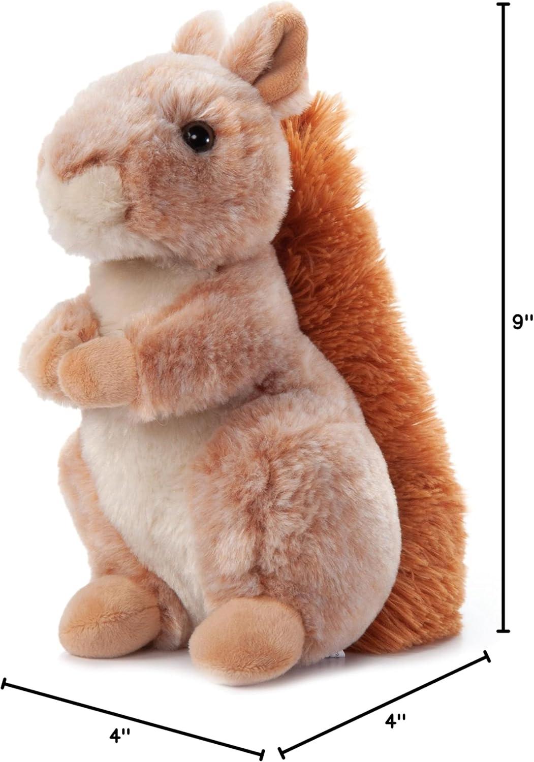 image:imageThe Petting Zoo Squirrel Stuffed Animal Plushie Gifts for Kids Wild Onez Wildlife Animals Brown Squirrel Plush Toy 9 inches