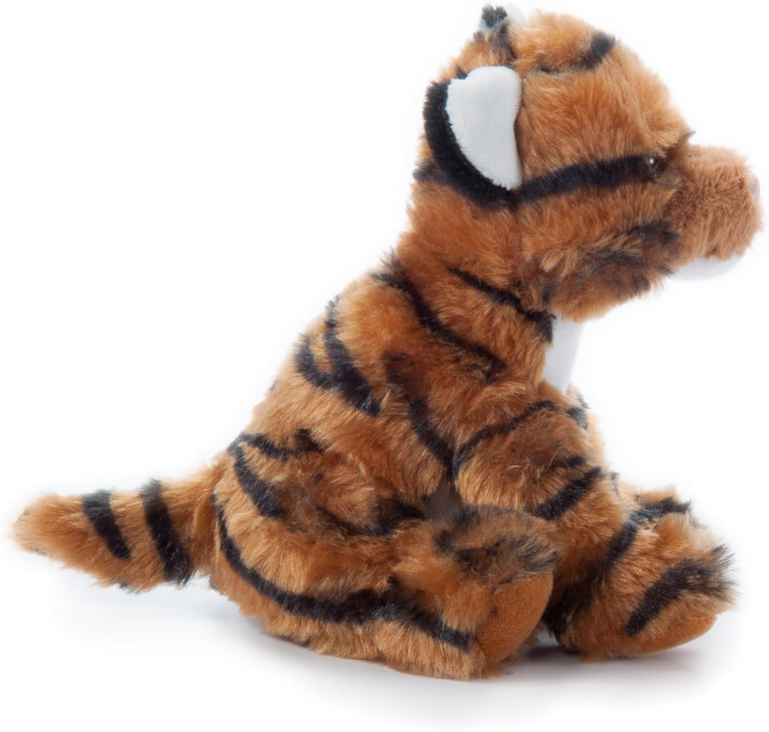 image:imageThe Petting Zoo Tiger Stuffed Animal Plushie Gifts for Kids Wild Onez Babiez Zoo Animals Orange Tiger Plush Toy 6 inches6 in