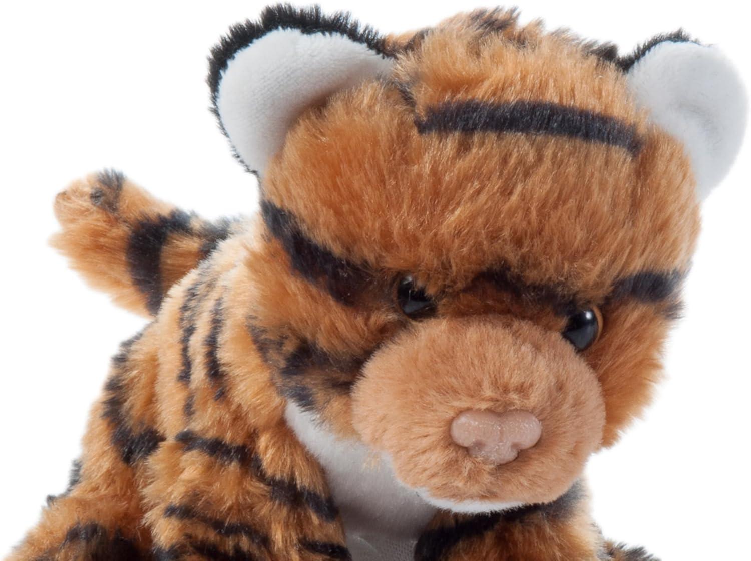 image:imageThe Petting Zoo Tiger Stuffed Animal Plushie Gifts for Kids Wild Onez Babiez Zoo Animals Orange Tiger Plush Toy 6 inches6 in
