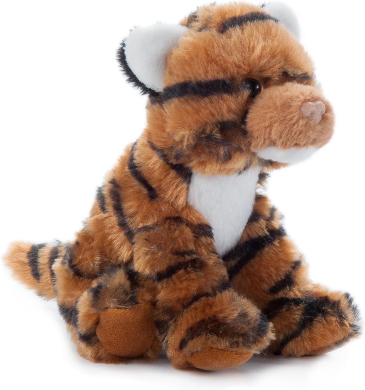 image:imageThe Petting Zoo Tiger Stuffed Animal Plushie Gifts for Kids Wild Onez Babiez Zoo Animals Orange Tiger Plush Toy 6 inches6 in