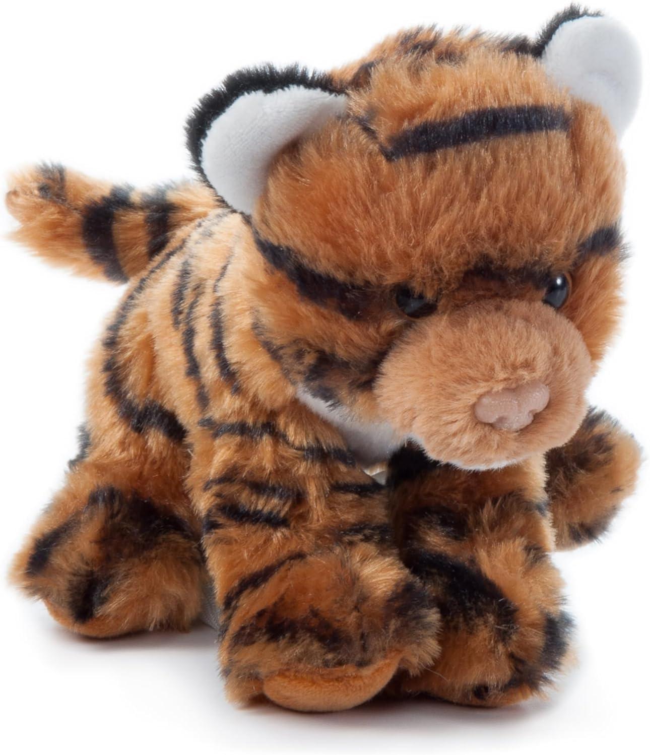 image:imageThe Petting Zoo Tiger Stuffed Animal Plushie Gifts for Kids Wild Onez Babiez Zoo Animals Orange Tiger Plush Toy 6 inches6 in Pack of 2