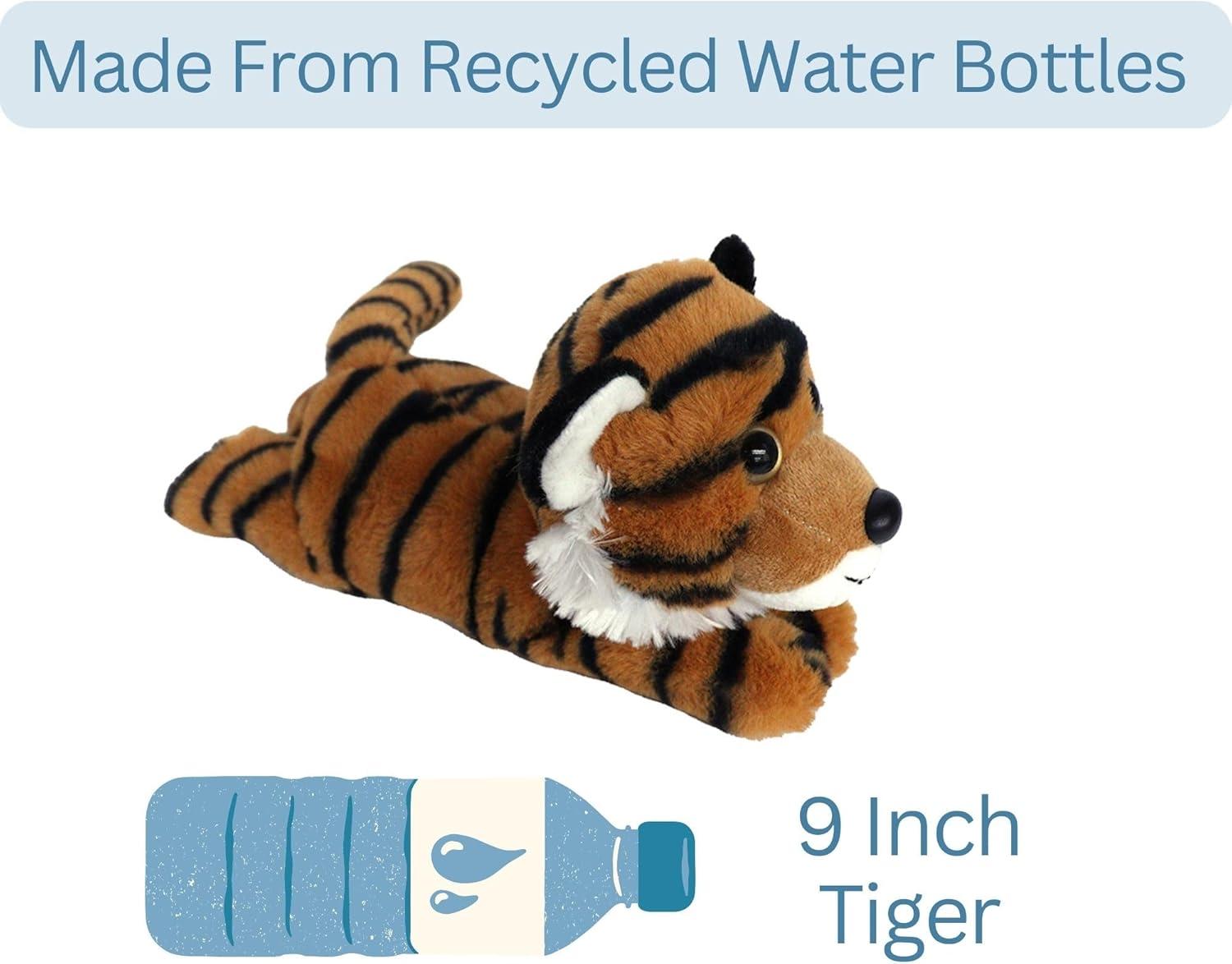 image:imageThe Petting Zoo Tiger Stuffed Animal Plushie Slap Bracelet Gifts for Kids Slapstix Wildlife Animals Tiger Plush Toy 10 inches