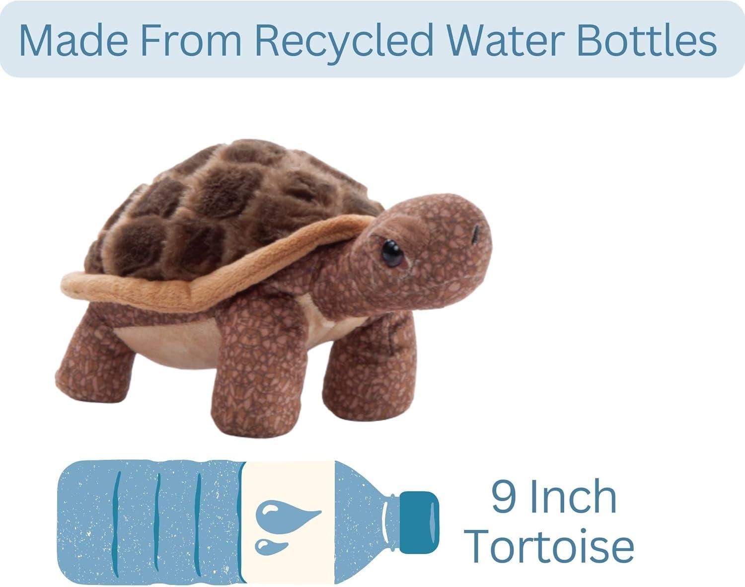 image:imageThe Petting Zoo Tortoise Stuffed Animal Plushie Gifts for Kids Wild Onez Farm Animals Tortoise Plush Toy 9 Inches
