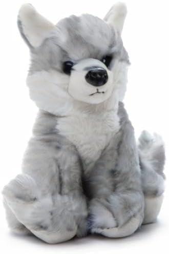 image:imageThe Petting Zoo Wolf Stuffed Animal Plushie Gifts for Kids Wild Onez Babiez Wildlife Animals Grey Wolf Plush Toy 6 inches6 in