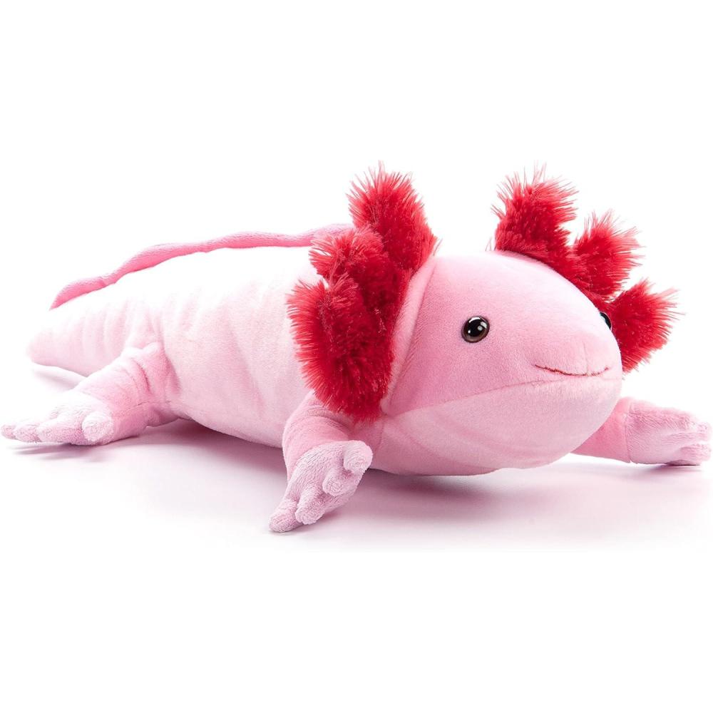 image:imageThe Petting Zoo Axolotl Stuffed Animal Plushie Gifts for Kids Wild Onez Sealife Animals Salamander Axolotl Plush Toy 14 inches
