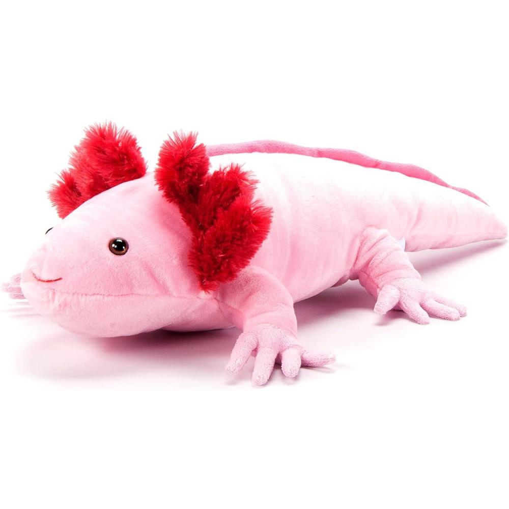image:imageThe Petting Zoo Axolotl Stuffed Animal Plushie Gifts for Kids Wild Onez Sealife Animals Salamander Zoologee Axolotl Plush Toy 21 inches