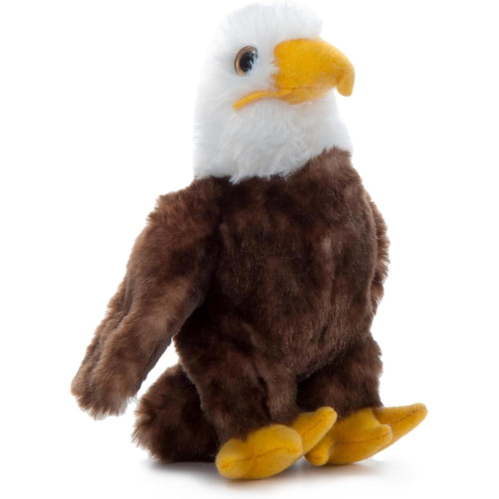 image:imageThe Petting Zoo Bald Eagle Stuffed Animal Plushie Gifts for Kids Wild Onez Babiez Zoo Animals Eagle Plush Toy 6 inches6 in