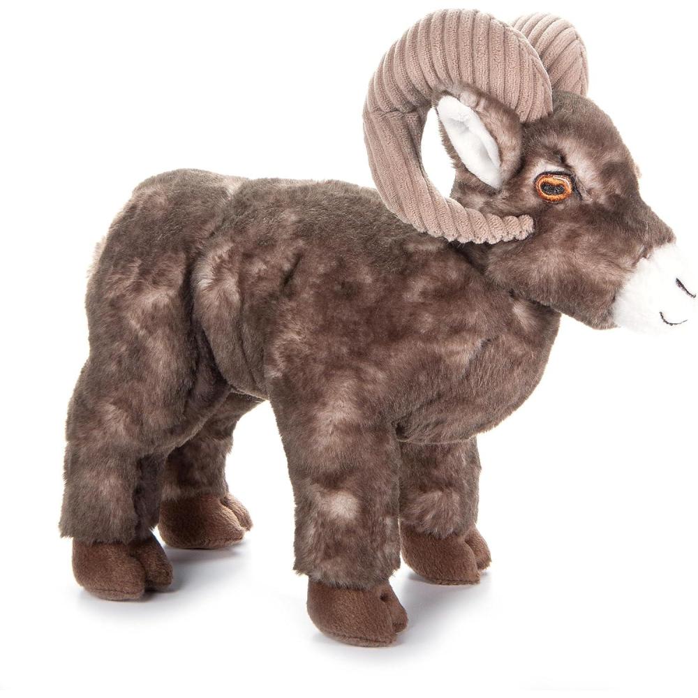 image:imageThe Petting Zoo Bighorn Sheep Stuffed Animal Plushie Gifts for Kids Earth Keeperz Wildlife Animals Zoologee Brown Bighorn Sheep Plush Toy 12 inches
