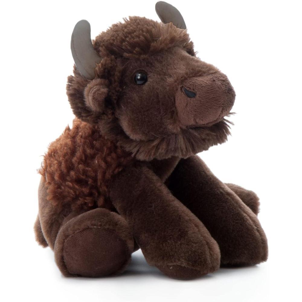 image:imageThe Petting Zoo Floppy Bison Stuffed Animal Plushie Gifts for Kids Wild Onez Wildlife Animals Bison Plush Toy 9 inches8 inch