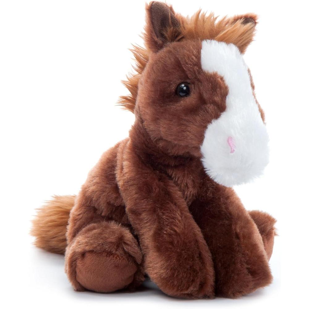 image:imageThe Petting Zoo Floppy Horse Stuffed Animal Plushie Gifts for Kids Wild Onez Wildlife Animals Horse Plush Toy 8 inches8 in