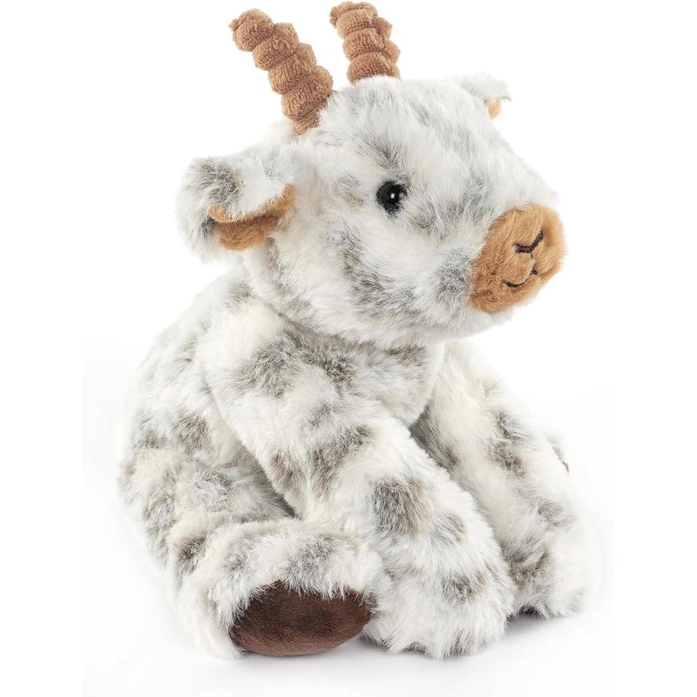 image:imageThe Petting Zoo Goat Stuffed Animal Plushie Gifts for Kids Wild Onez Wildlife Barn Animals Goat Plush Toy 9 inches