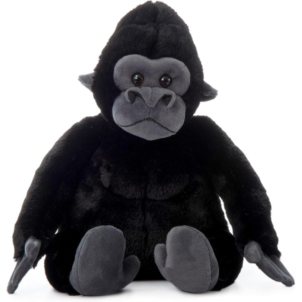 image:imageThe Petting Zoo Gorilla Stuffed Animal Gifts for Kids Wild Onez Zoo Animals Gorilla Plush Toy 12 inches