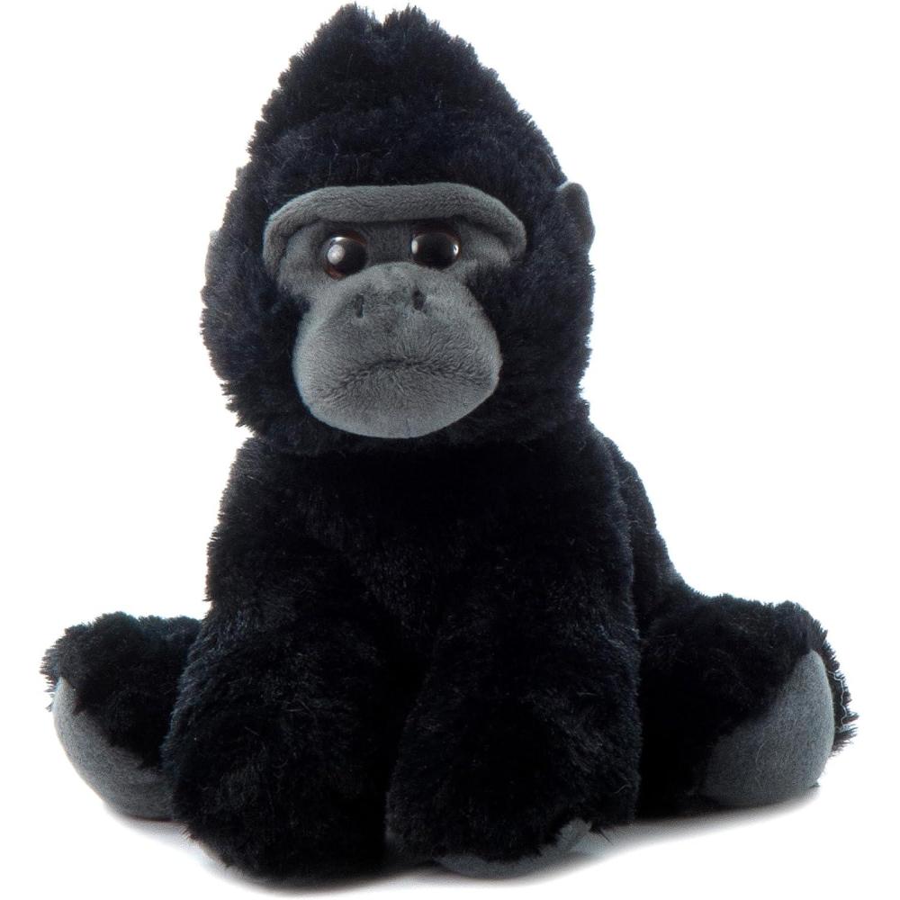 image:imageThe Petting Zoo Gorilla Stuffed Animal Gifts for Kids Wild Onez Zoo Animals Gorilla Plush Toy 9 inches