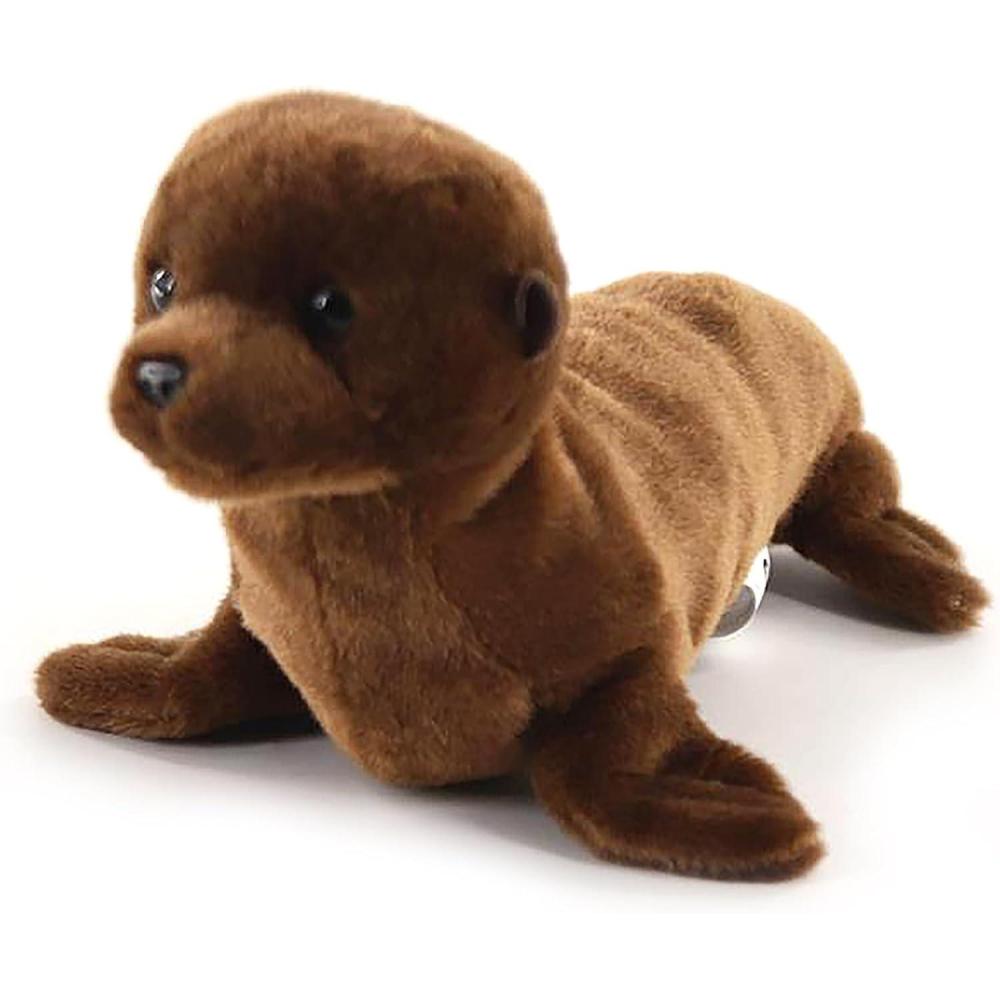 image:imageThe Petting Zoo Grey Wolf Stuffed Animal Plushie Gifts for Kids Scoopz Wildlife Animals Wolf Plush Toy 8 inchesSea Lion