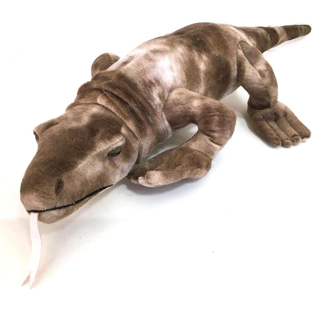 image:imageThe Petting Zoo Komodo Dragon Stuffed Animal Plushie Gifts for Kids Wild Onez Reptile Animals Dragon Plush Toy 12 Inches