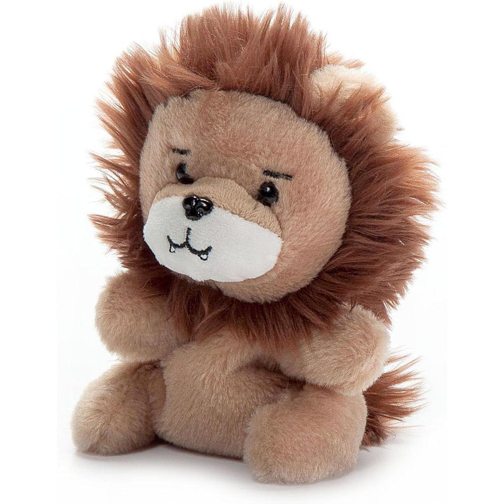 image:imageThe Petting Zoo Lion Stuffed Animal Plushie Gifts for Kids Nuggetz Wildlife Animals Brown Lion Plush Toy 6 inchesSmall