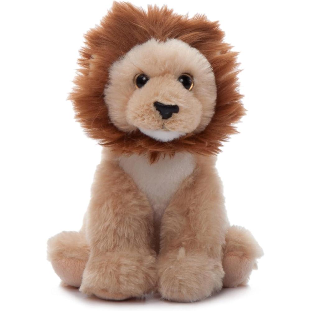 image:imageThe Petting Zoo Lion Stuffed Animal Plushie Gifts for Kids Wild Onez Babiez Zoo Animals Lion Plush Toy 6 inches