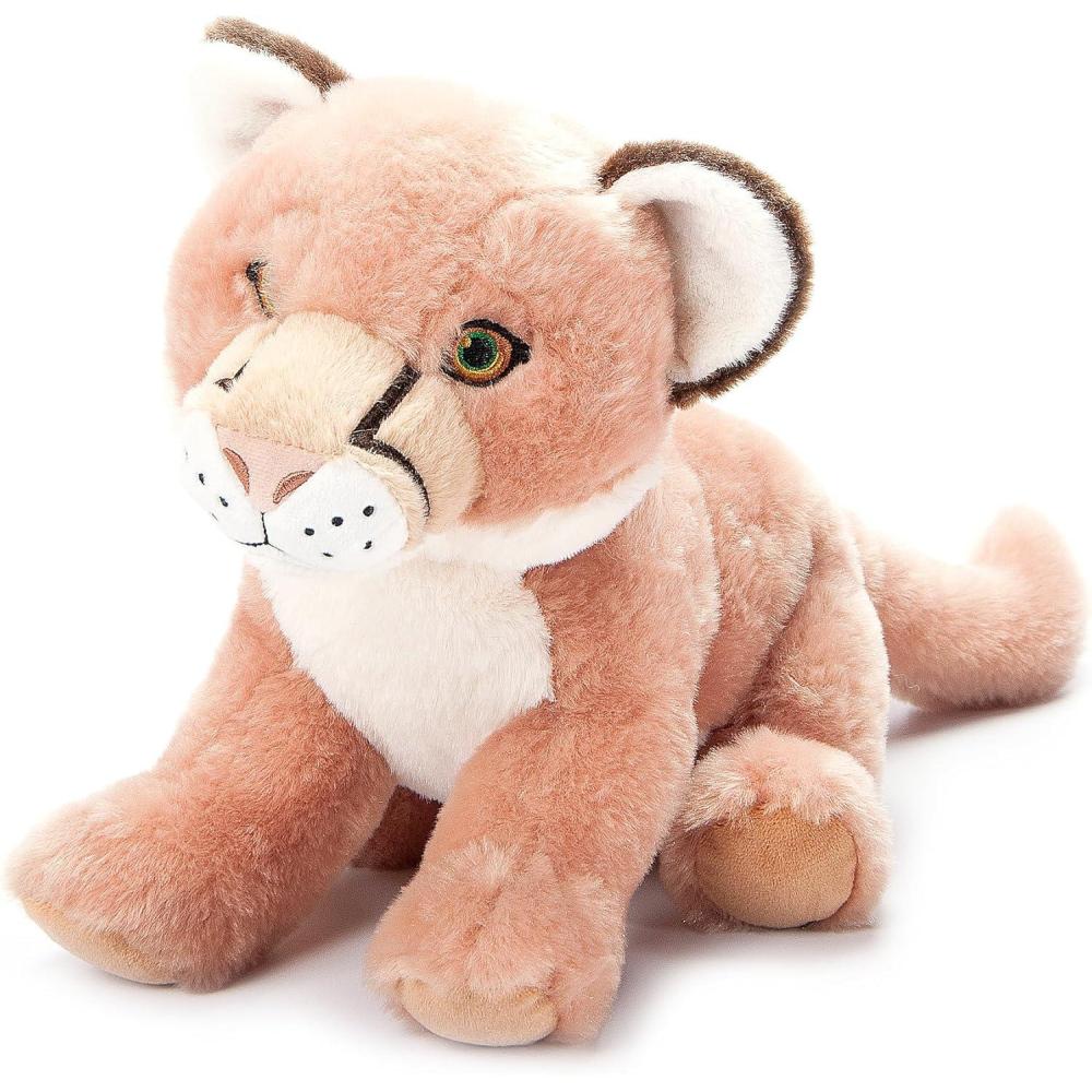 image:imageThe Petting Zoo Mountain Lion Stuffed Animal Plushie Gifts for Kids Earth Keeperz Wildlife Animals Zoologee Brown Cougar Plush Toy 12 inches